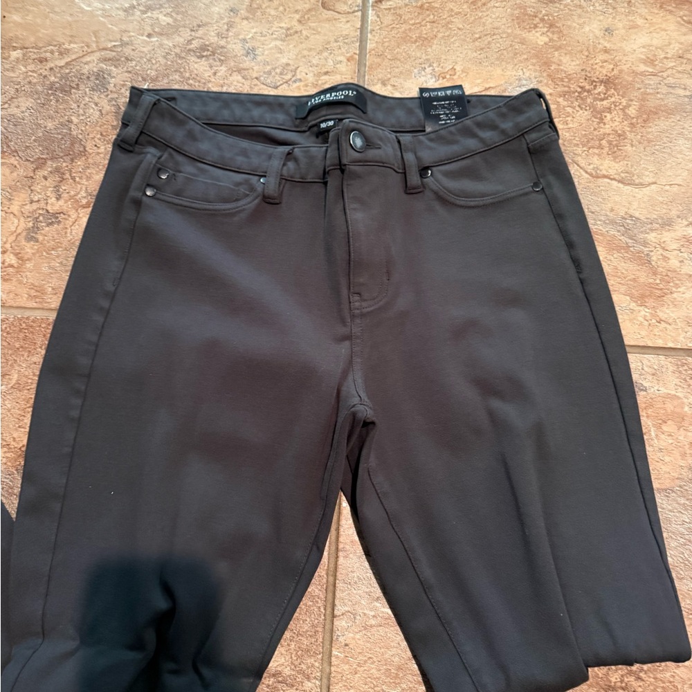 Dark Hunter green Liverpool Jeggings - Picture 3 of 3
